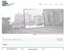 Tablet Screenshot of centarzaurbanirazvoj.com